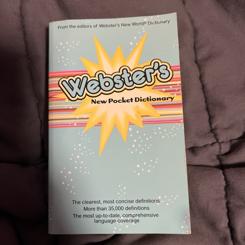 Webster's New Pocket Dictionary